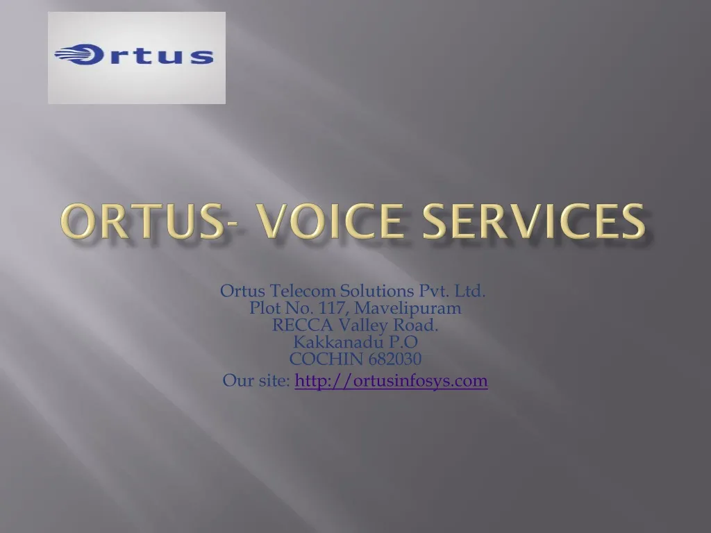 ortus voice services n.