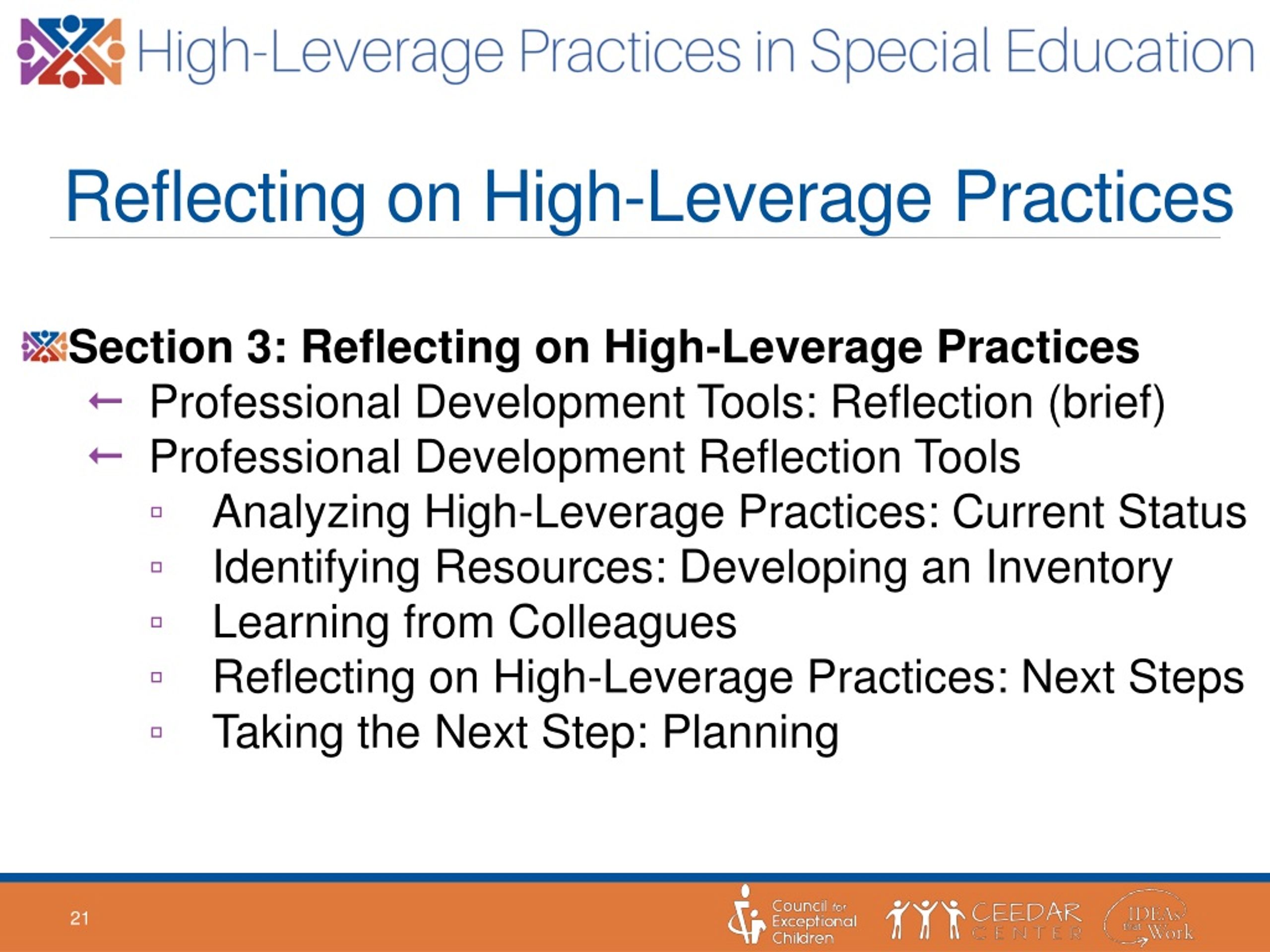 high leverage practices on special education assessment research syntheses