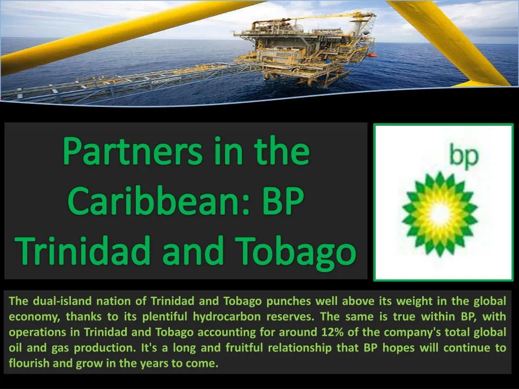 partners in the caribbean bp trinidad and tobago n.