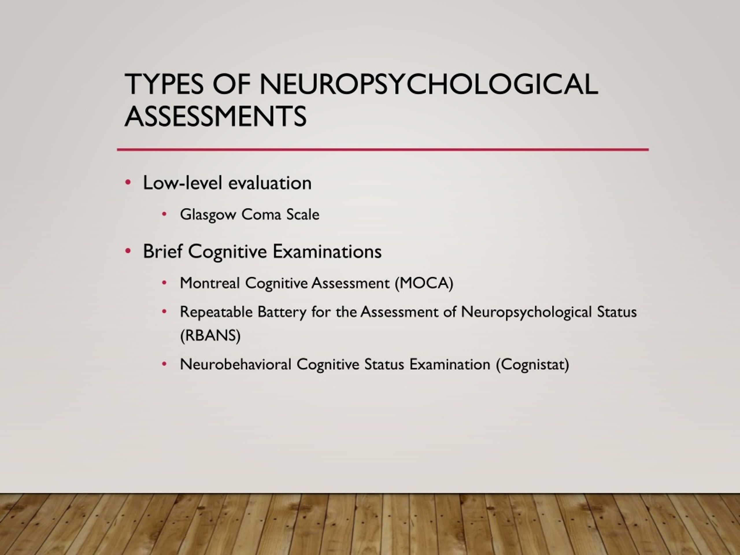 PPT - The Benefits Of Neuropsychological Assessment In The Diagnosis ...