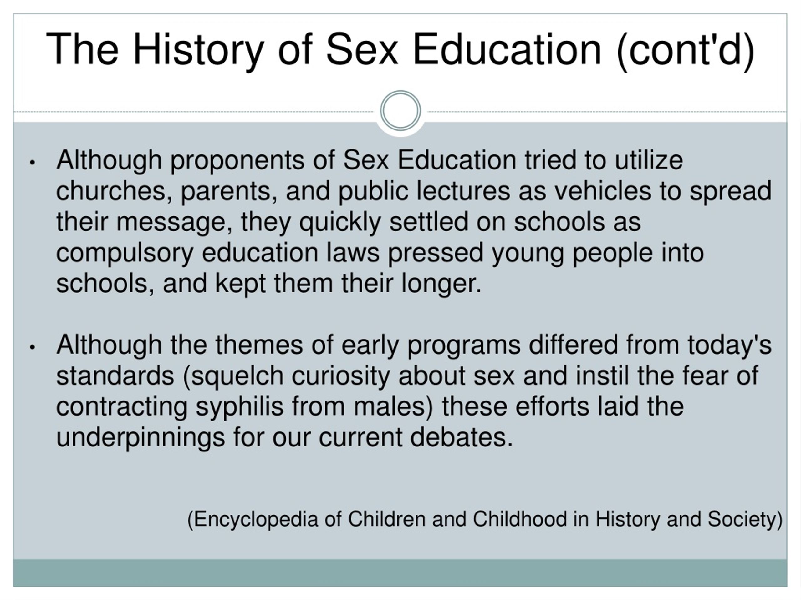 PPT - The Ethics of Sex Education: PowerPoint Presentation, free download -  ID:8797238