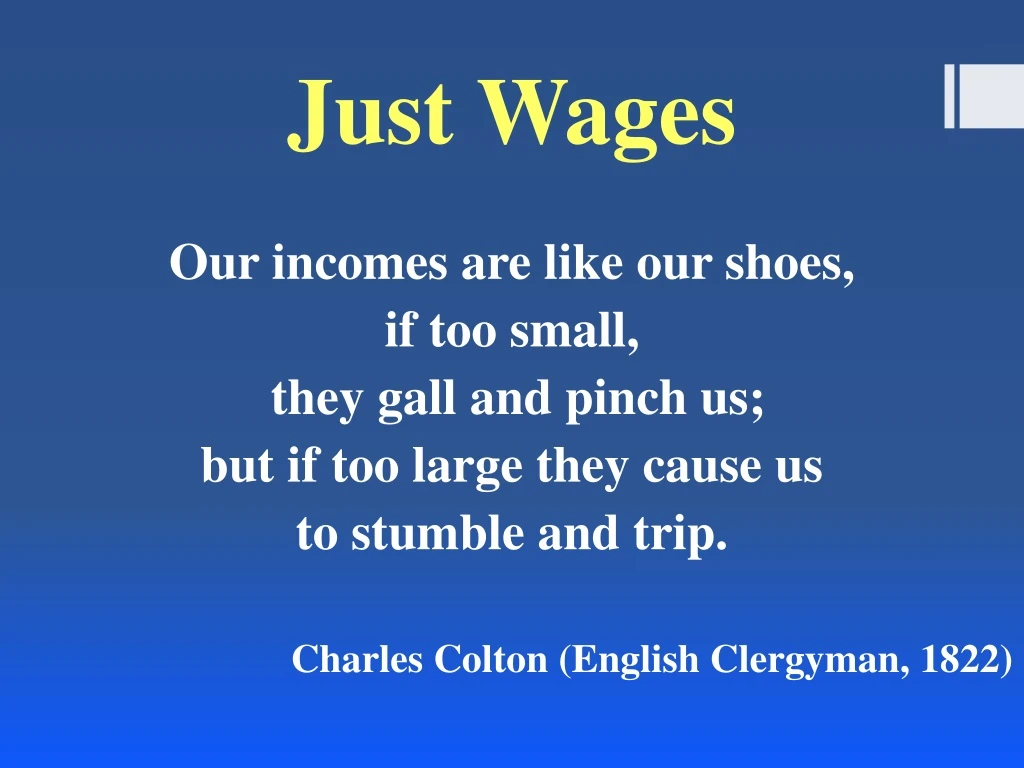 just wages n.