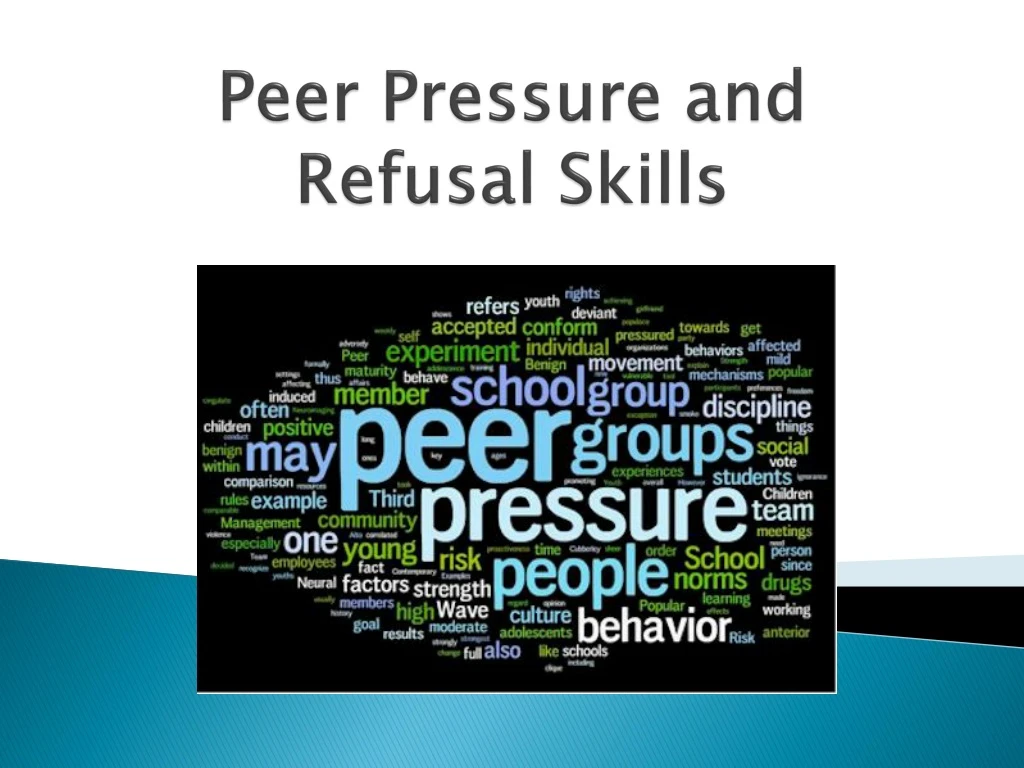 Ppt Peer Pressure And Refusal Skills Powerpoint Presentation Free Download Id8801835 8031