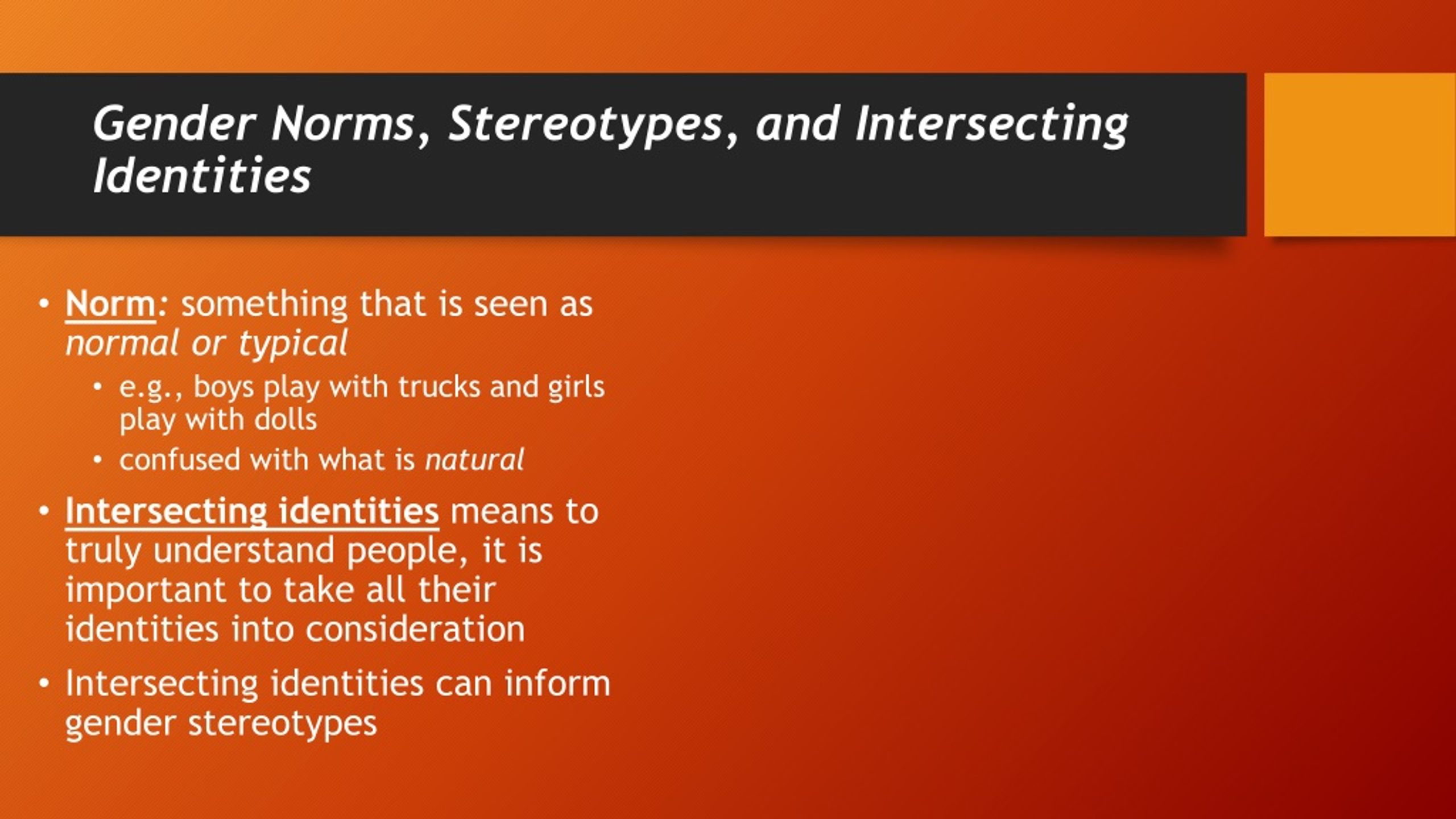 Ppt Understanding Sex And Gender Definitions Stereotypes And Identities Powerpoint