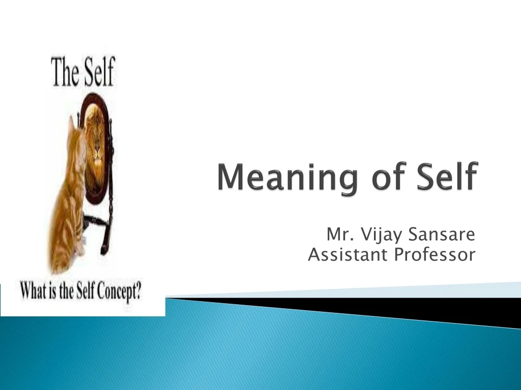 the meaning of self presentation