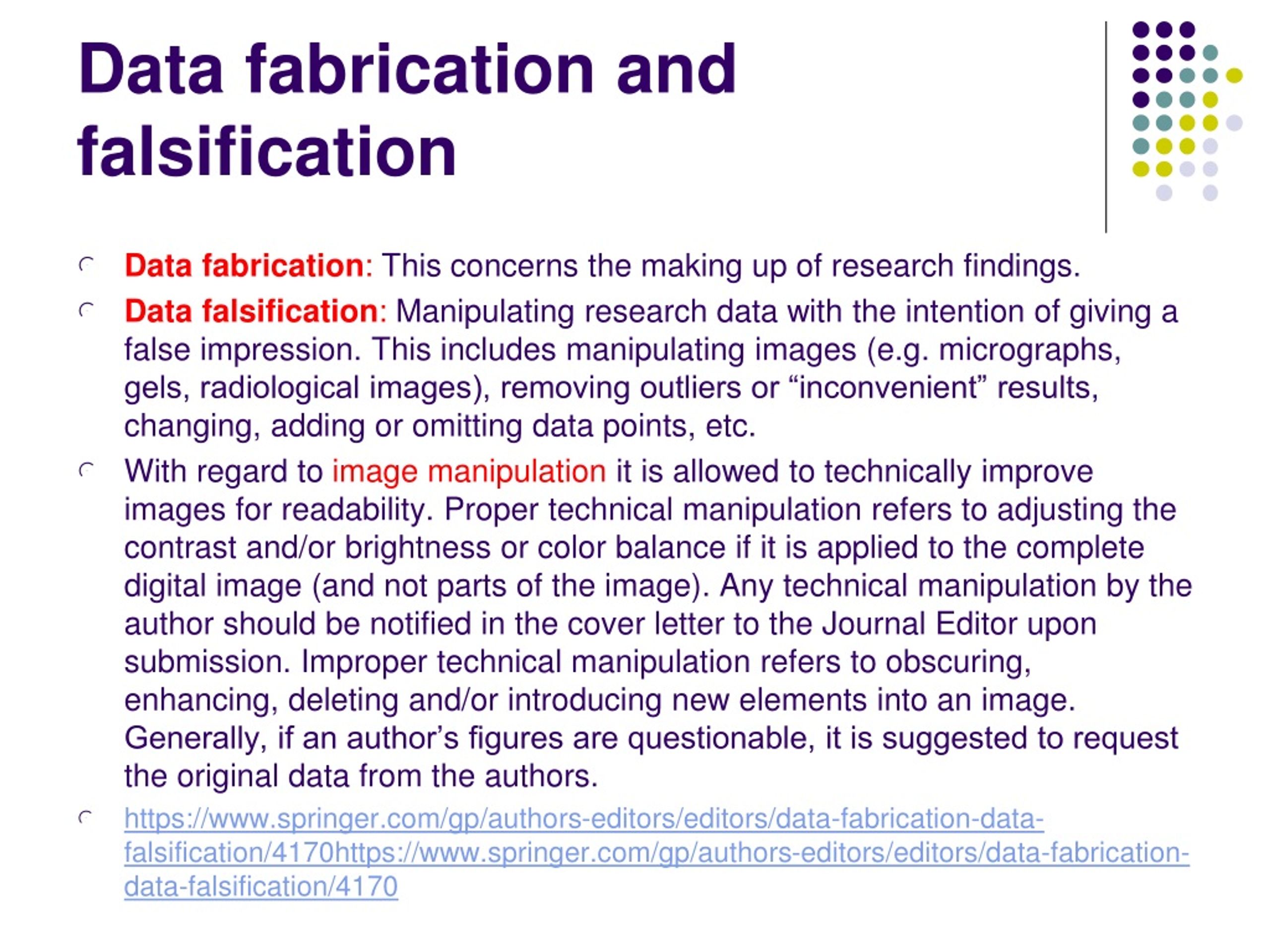 case study data fabrication