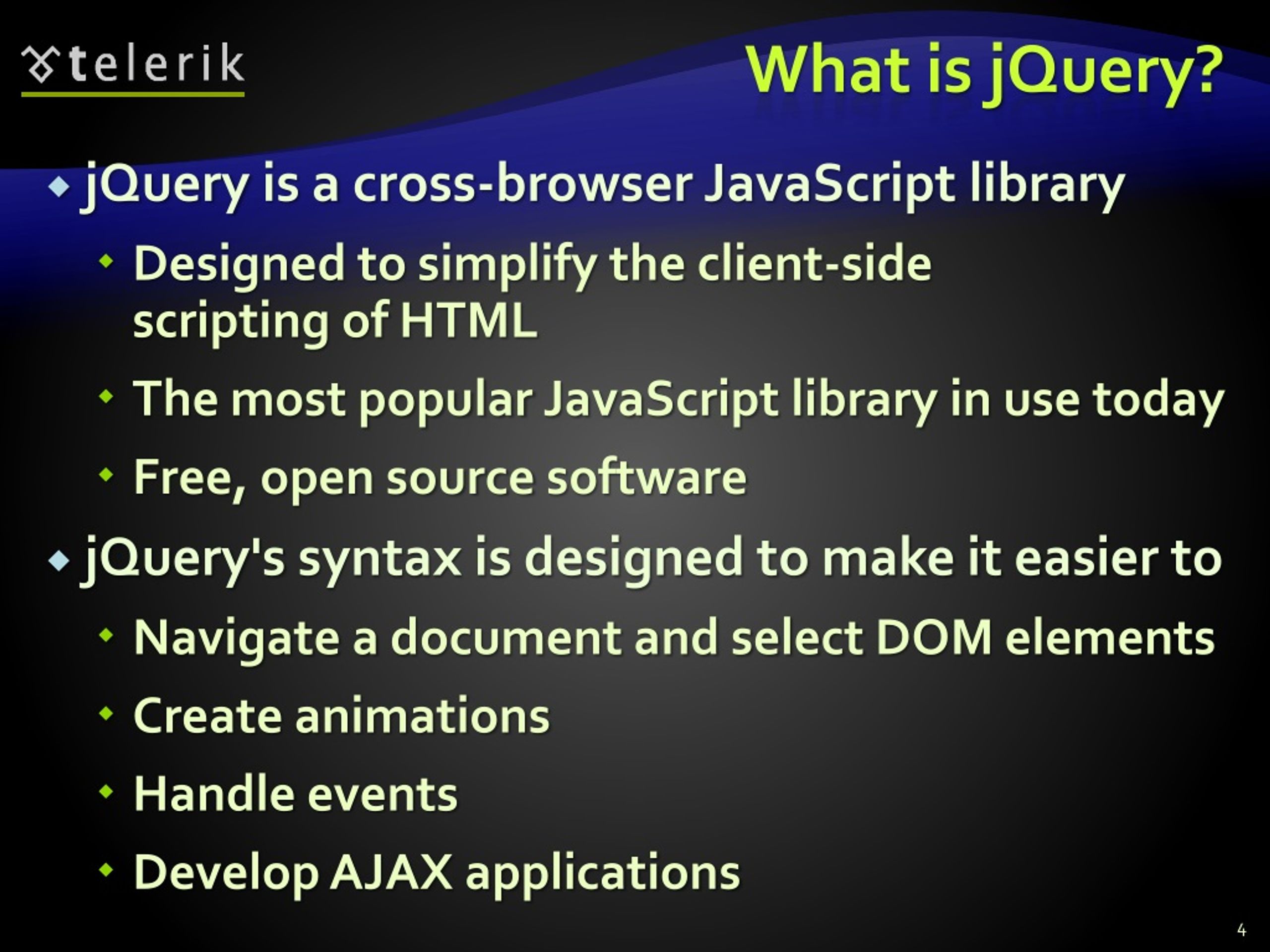 PPT - JQuery PowerPoint Presentation, Free Download - ID:8807831