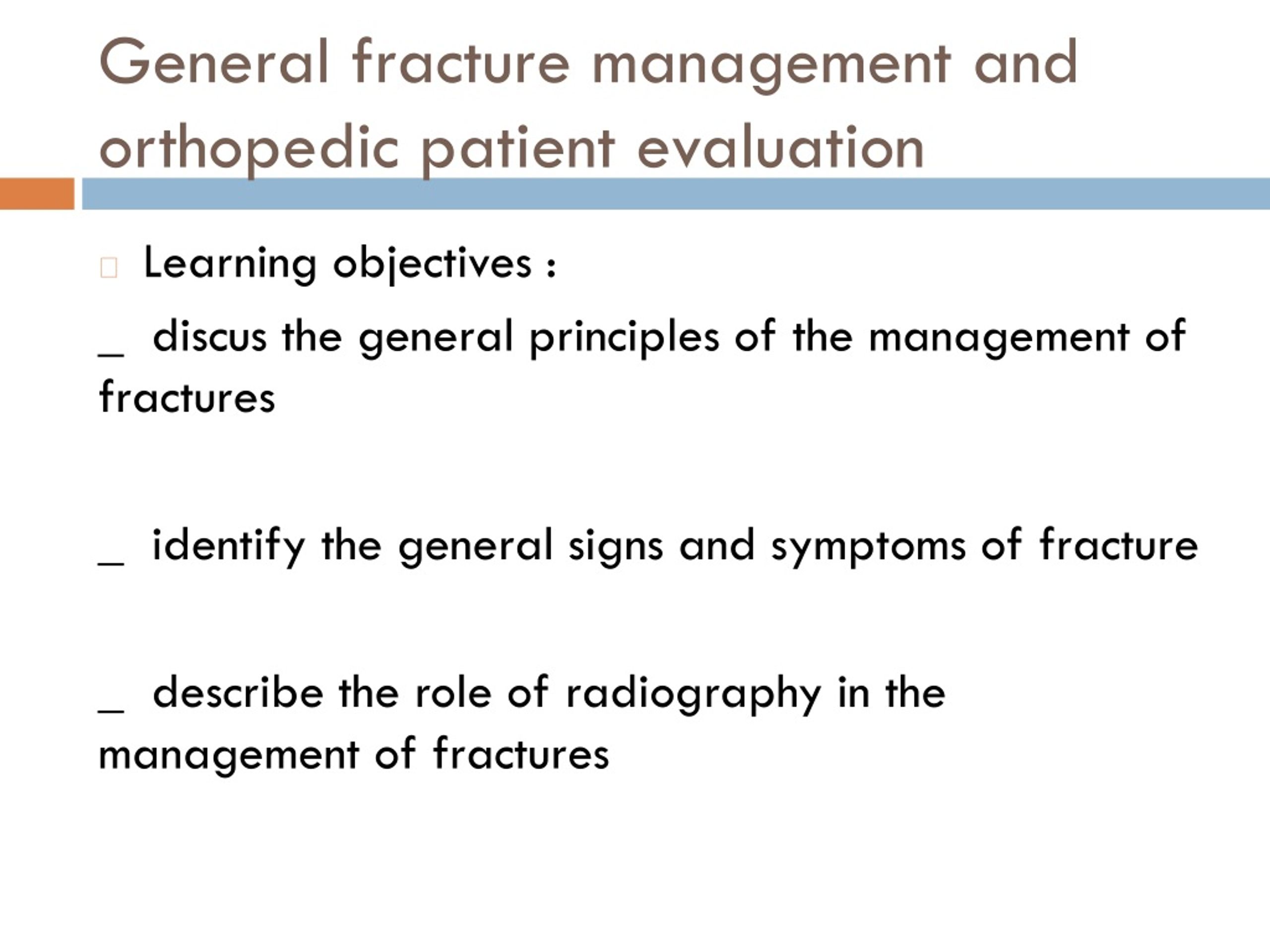 PPT - Management Of Fracture PowerPoint Presentation, Free Download ...