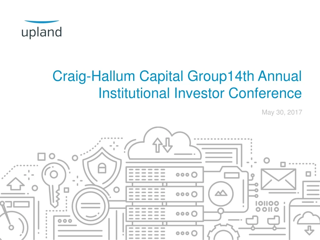 PPT - Craig- Hallum Capital Group14th Annual Institutional Investor ...