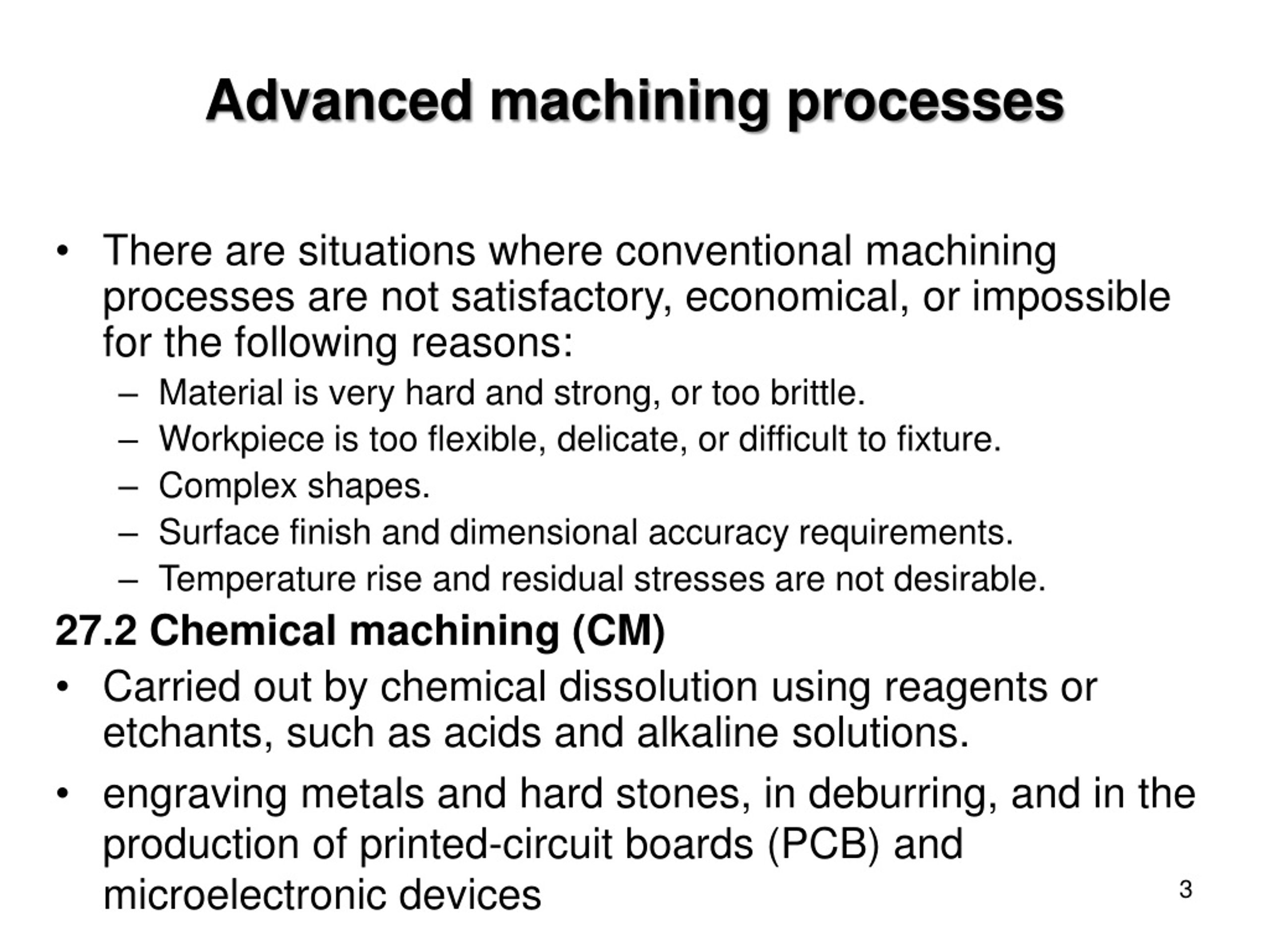 case study of design for advanced machining processes