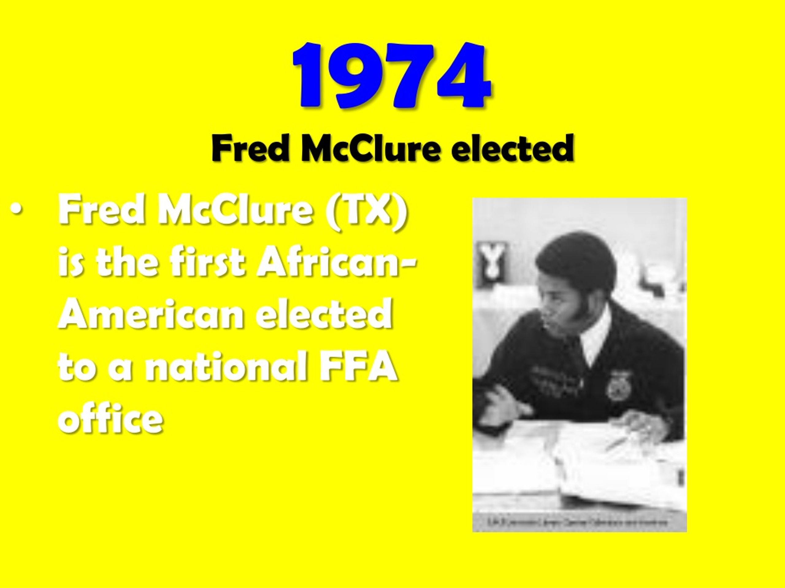 PPT - History of the FFA PowerPoint Presentation, free download - ID:2807971