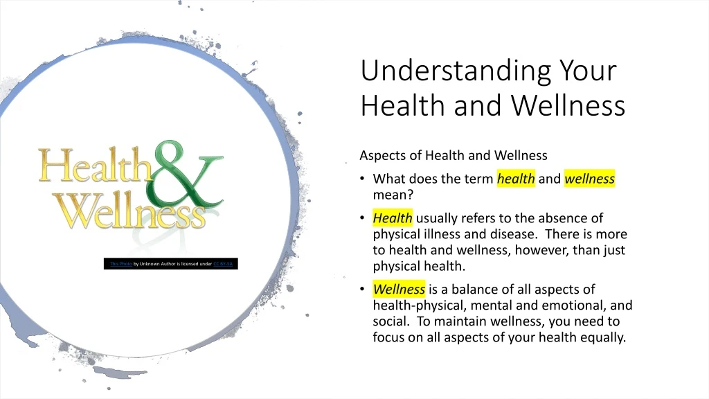 PPT - Understanding Your Health and Wellness PowerPoint Presentation ...