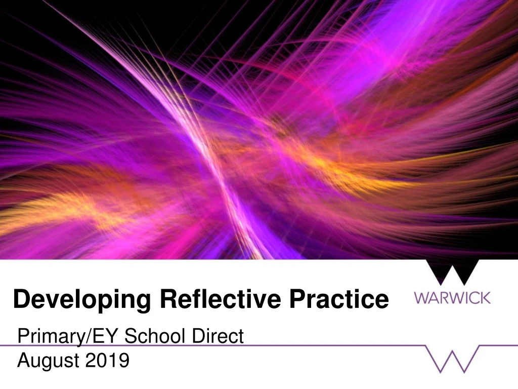 PPT - Developing Reflective Practice PowerPoint Presentation, free ...