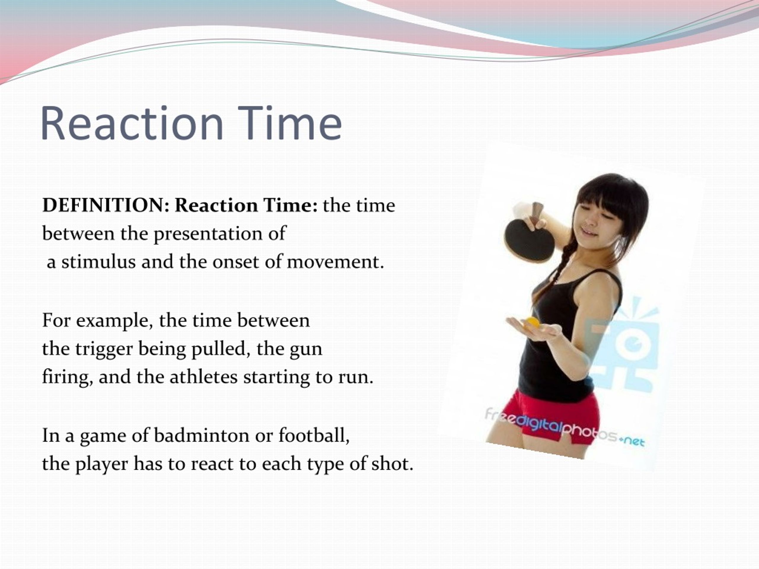 What Is Reaction Time Definition