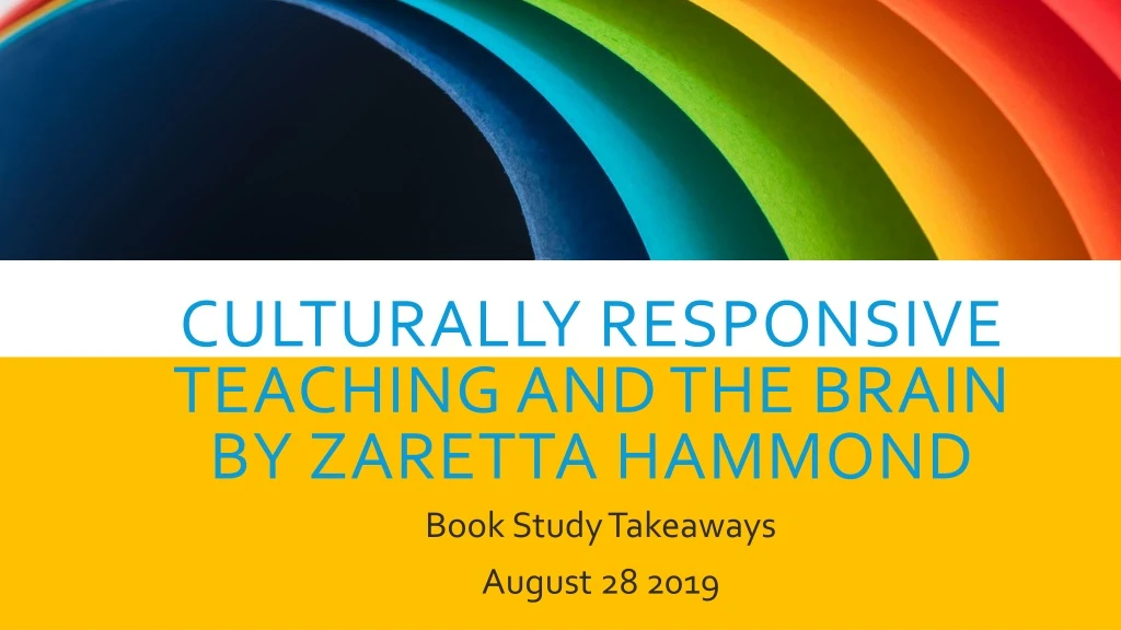 culturally responsive teaching and the brain wikipedia
