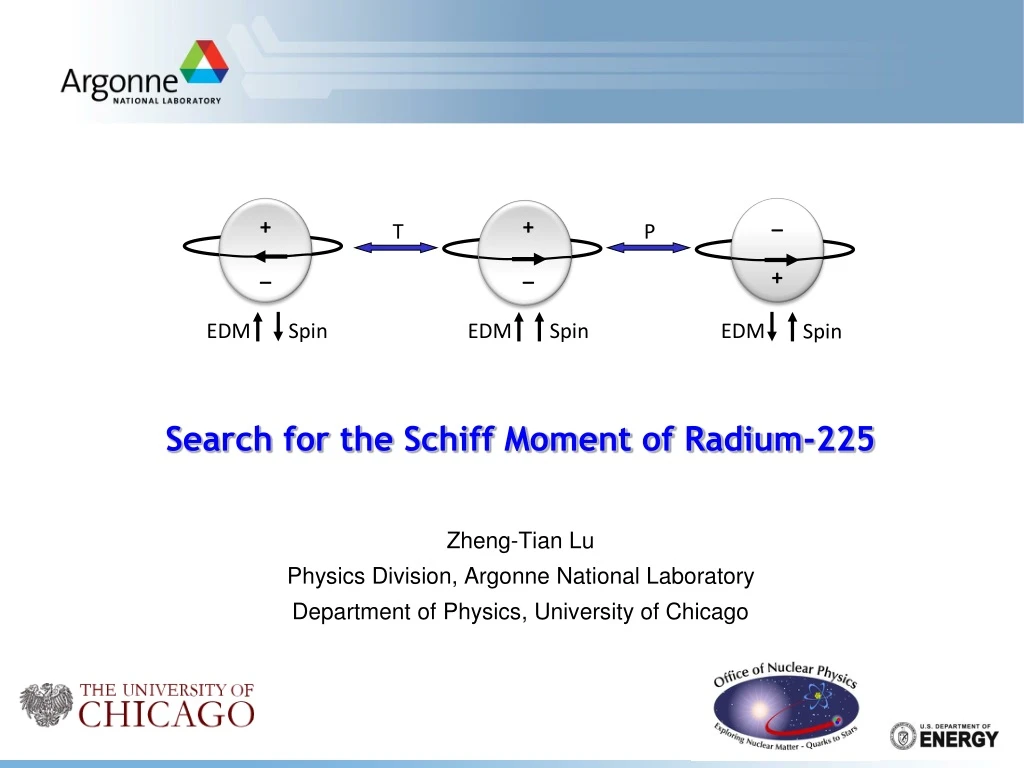 search for the schiff moment of radium 225 n.