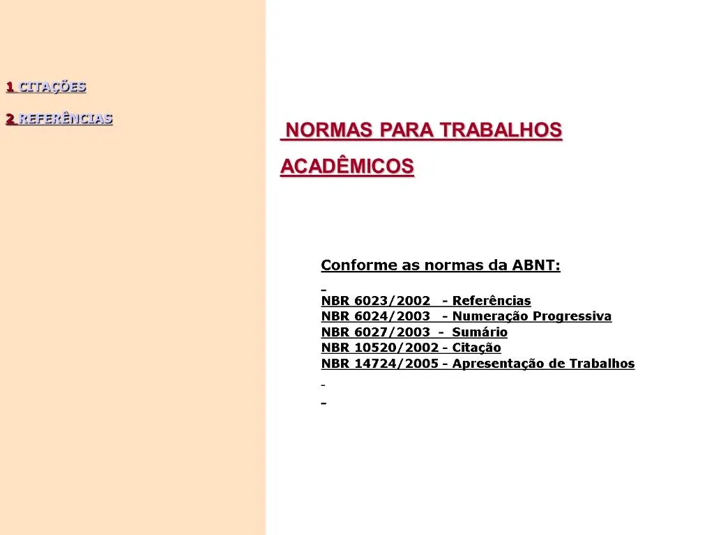 Ppt Normas Para Trabalhos Acad Micos Powerpoint Presentation Free Download Id