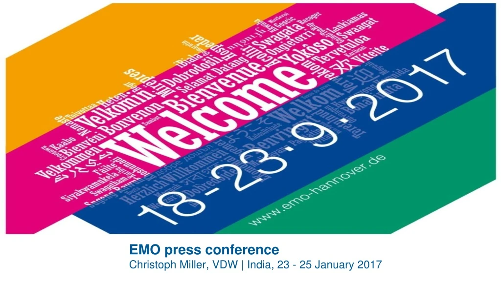 emo press conference christoph miller vdw india n.