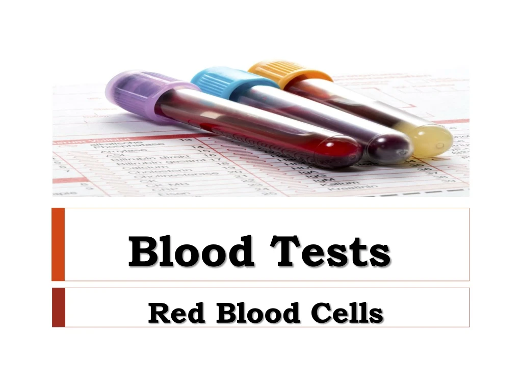 Ppt Blood Tests Powerpoint Presentation Free Download Id8829182