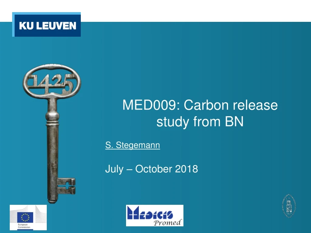 med009 carbon release study from bn n.