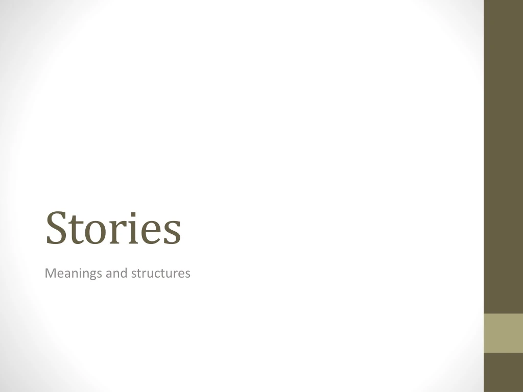 stories n.