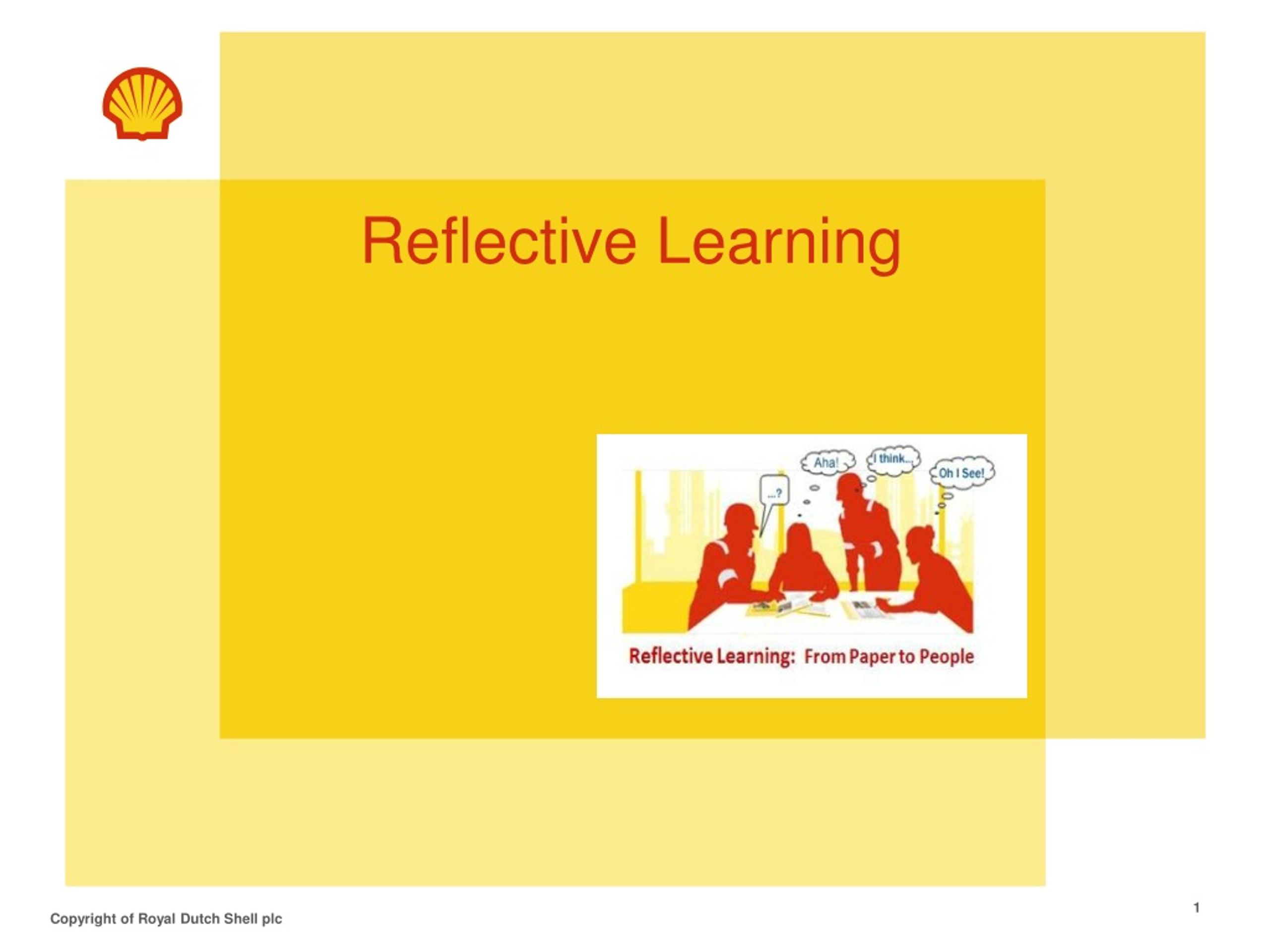 reflective learning powerpoint presentation