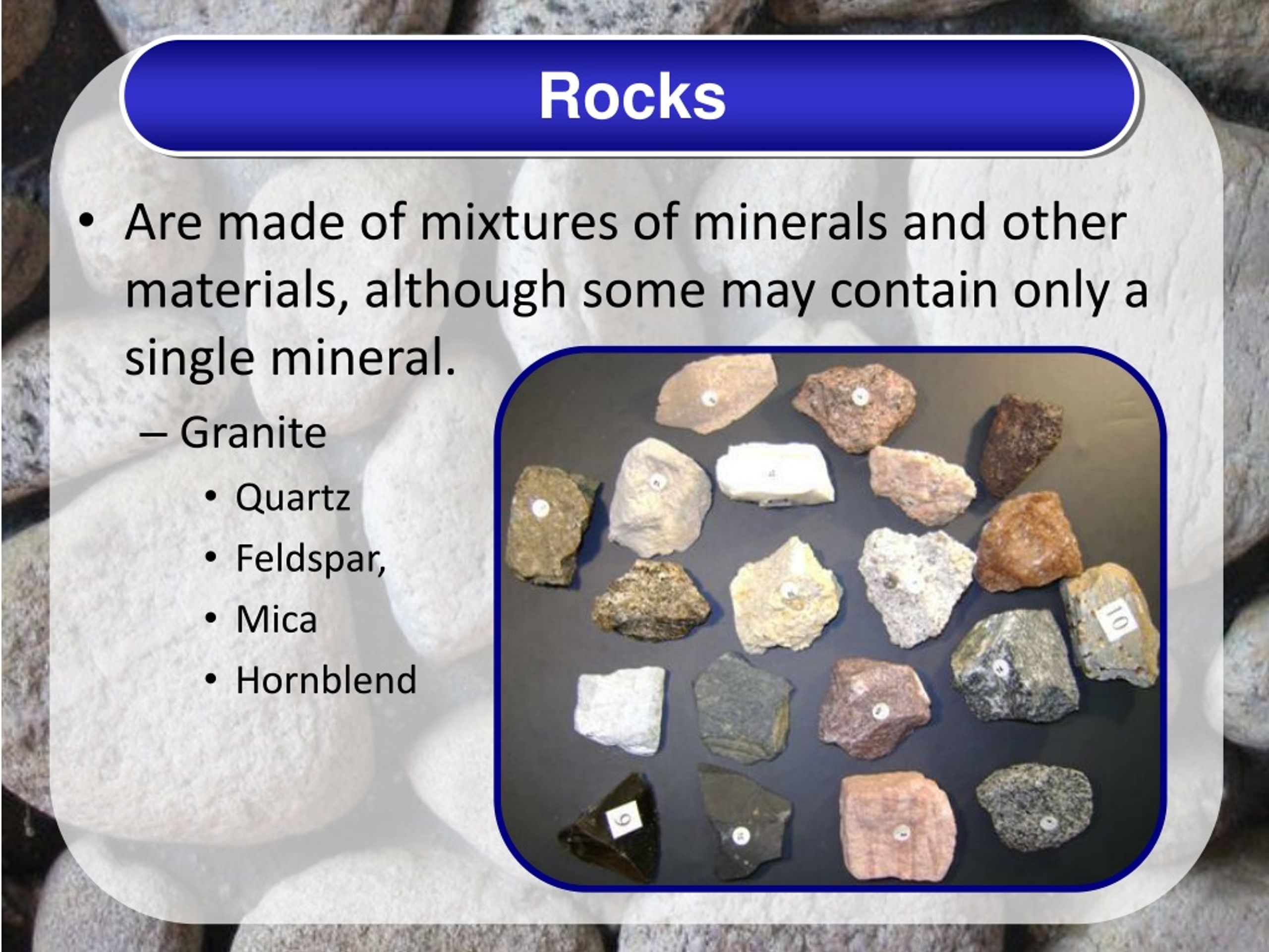 presentation on types of rocks