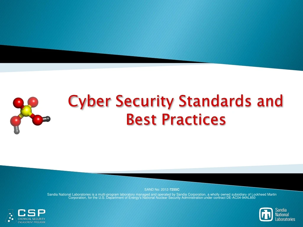 presentation on cyber security standards