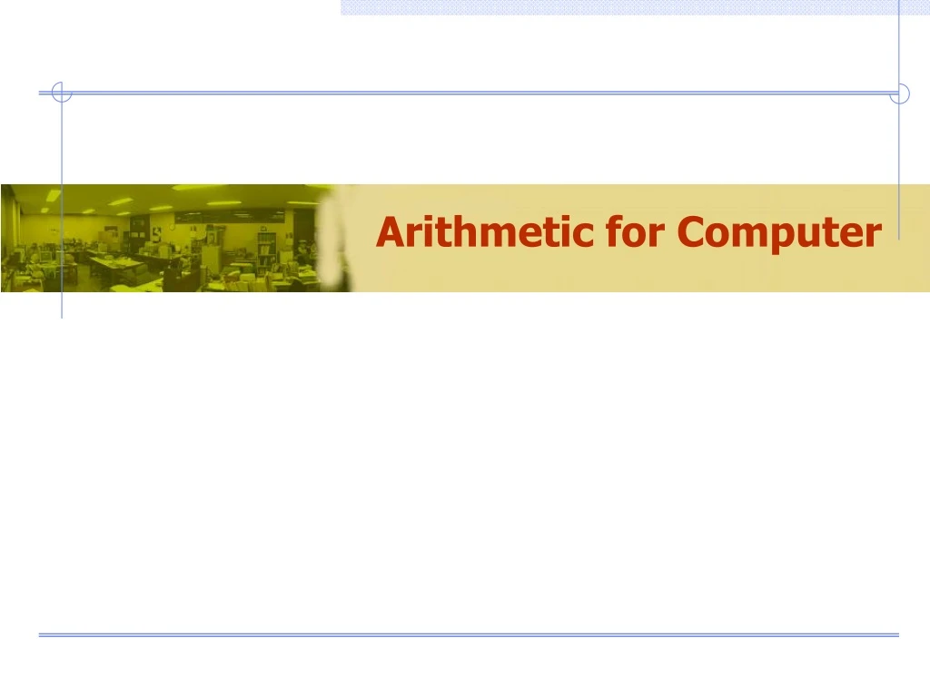 arithmetic for computer n.