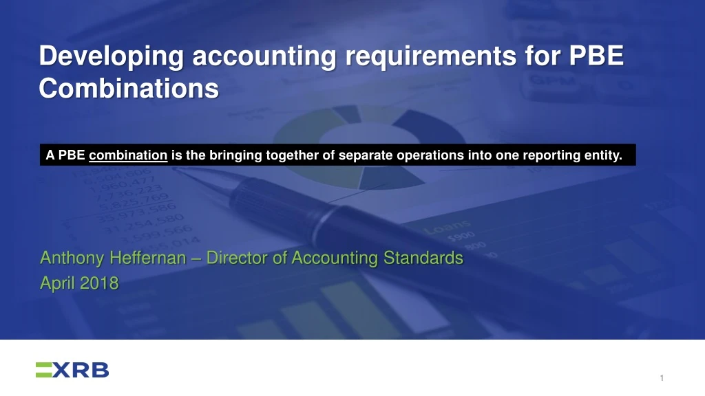 developing accounting requirements for pbe combinations n.