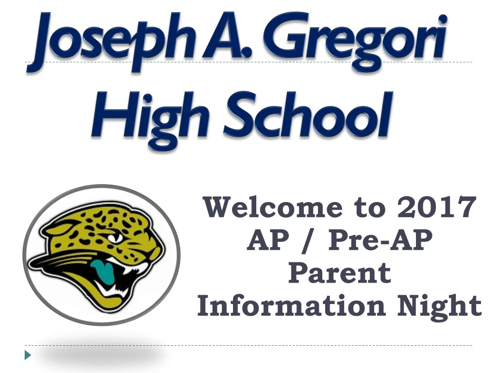 welcome to 2017 ap pre ap parent information night n.