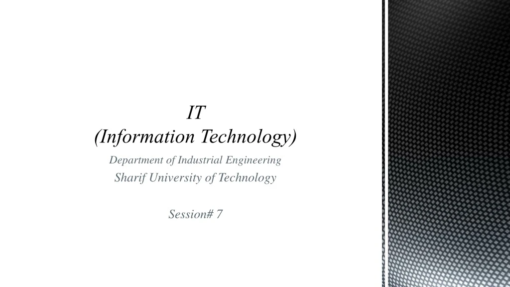 information technology topics for presentation ppt