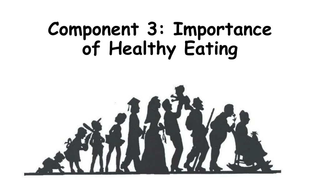 component 3 importance of healthy eating n.