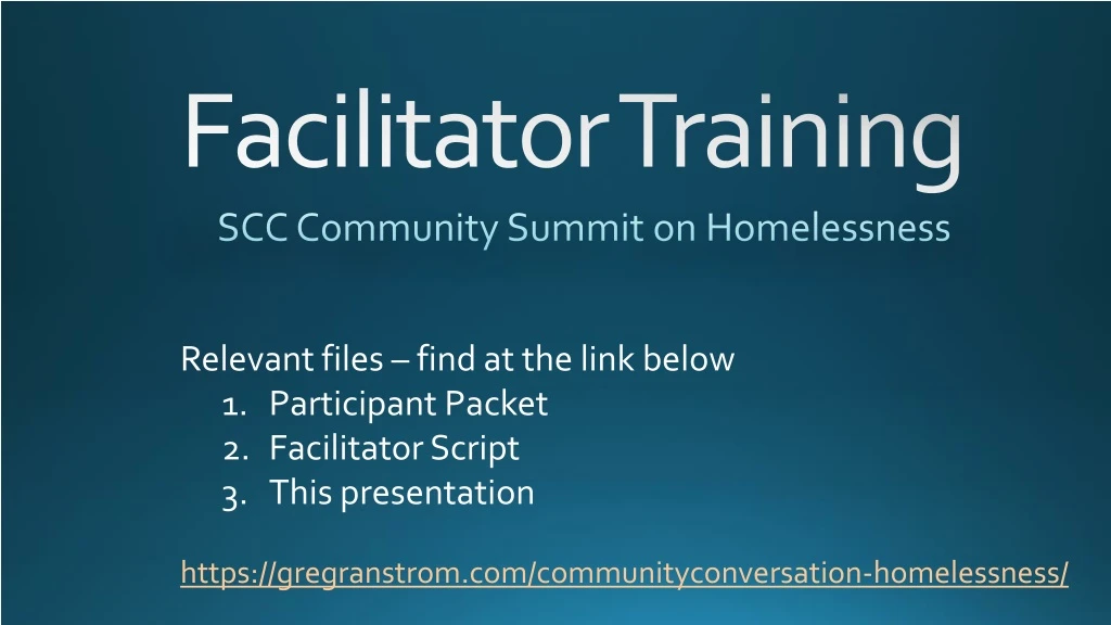 scc community summit on homelessness n.