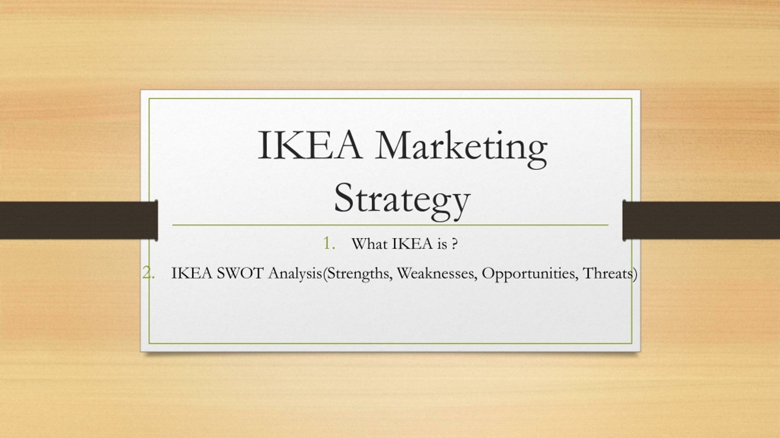 market segmentation of ikea