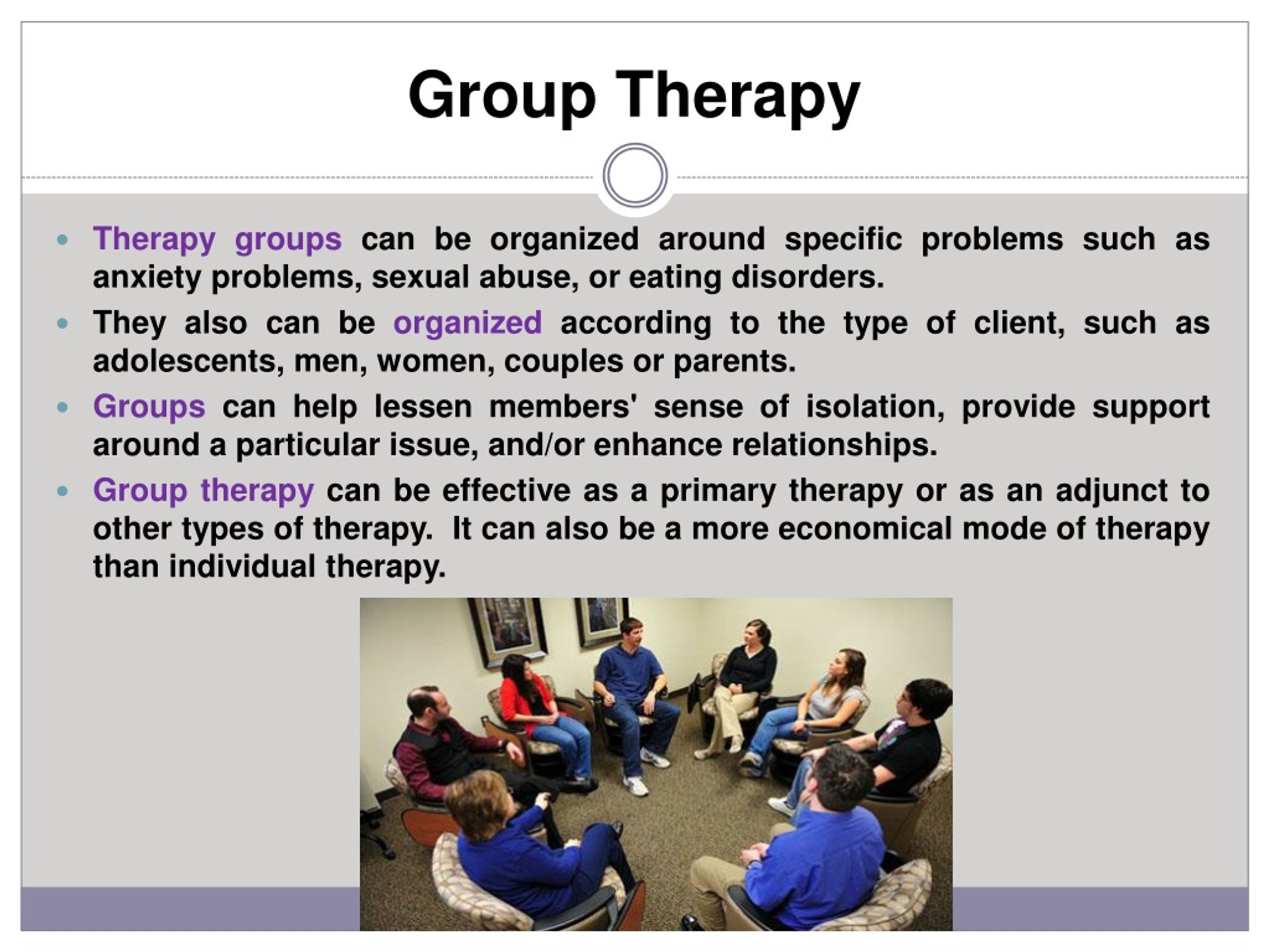 Group Therapy: Definition, Types, Techniques, and Efficacy