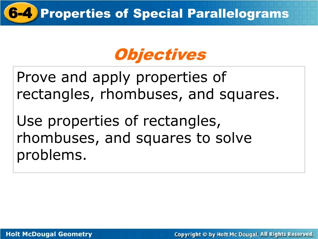 objectives n.