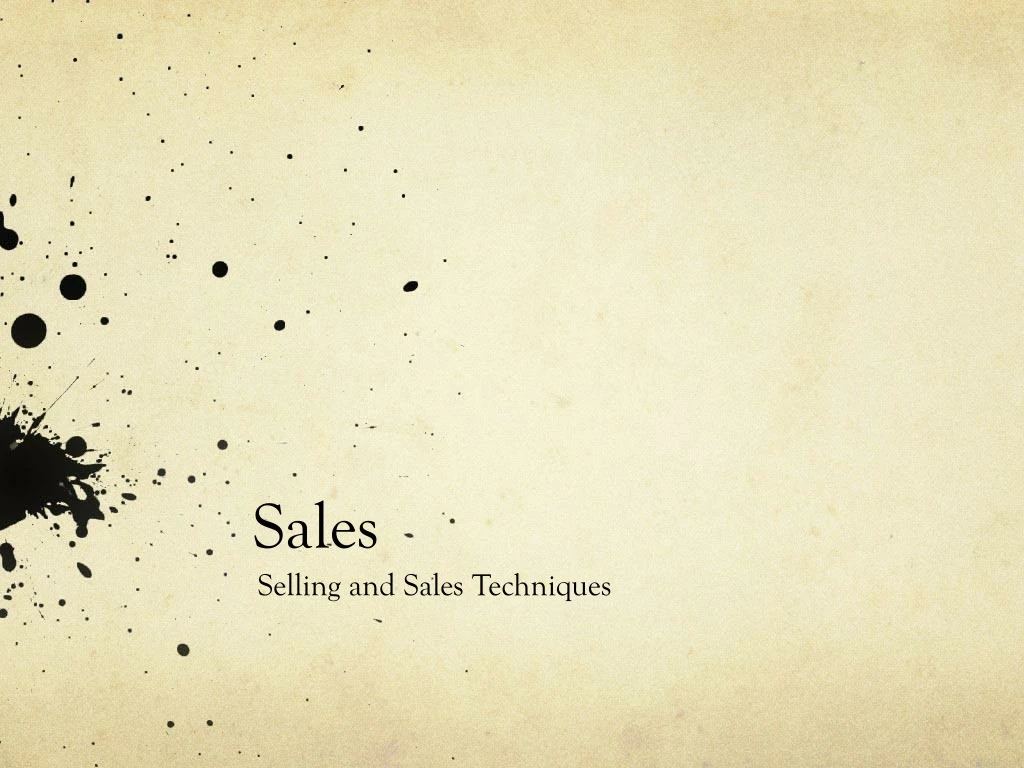 sales n.