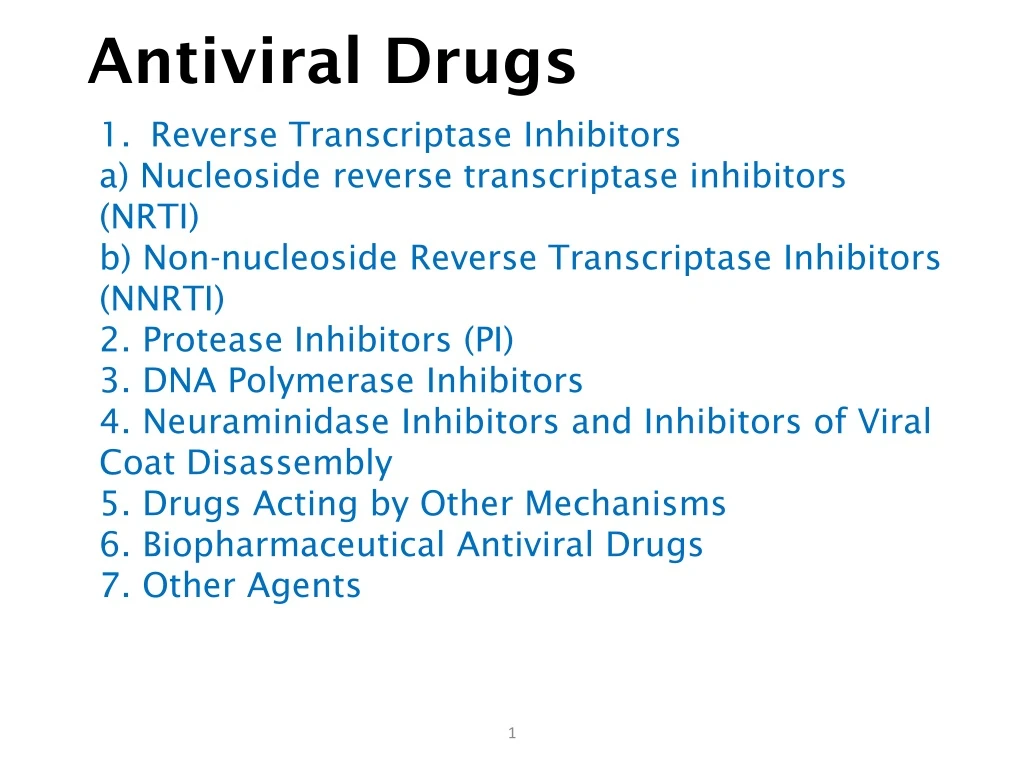 An Ideal Antiviral Drug Would Be One That PPT - Antiviral Drugs PowerPoint Presentation, free download - ID:8845362