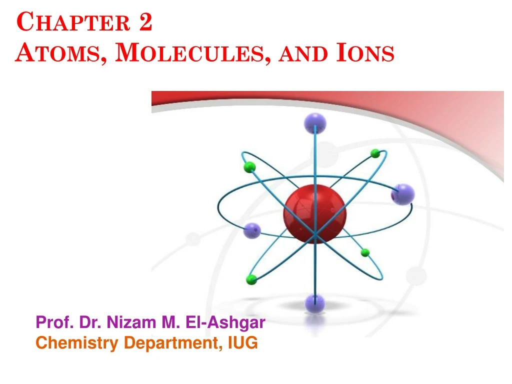 PPT - Chapter 2 Atoms, Molecules, And Ions PowerPoint Presentation ...