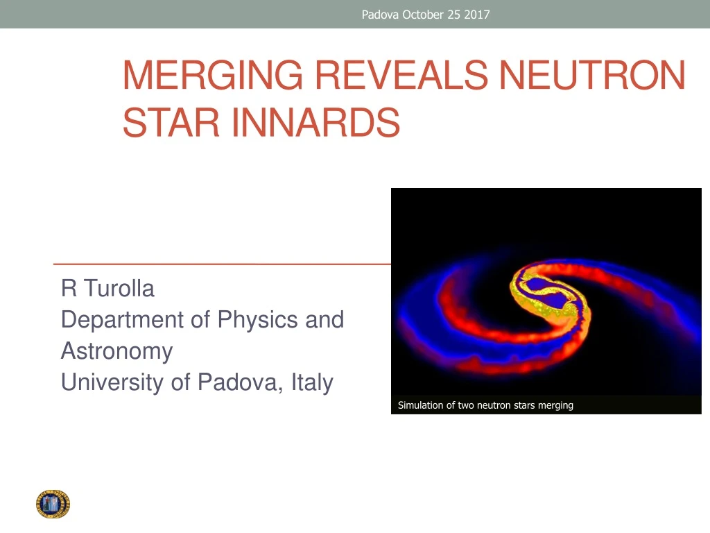 merging reveals neutron star innards n.