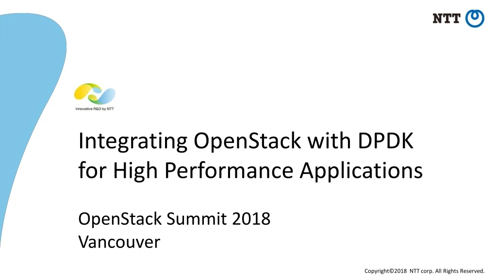 integrating openstack with dpdk for high performance applications n.
