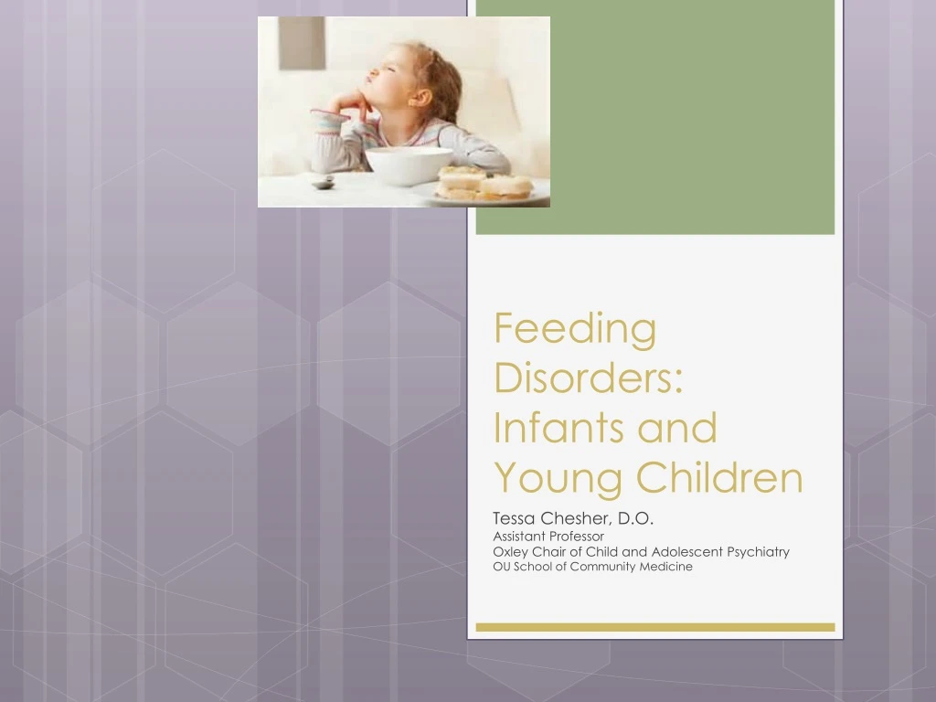 Ppt Feeding Disorders Infants And Young Children Powerpoint