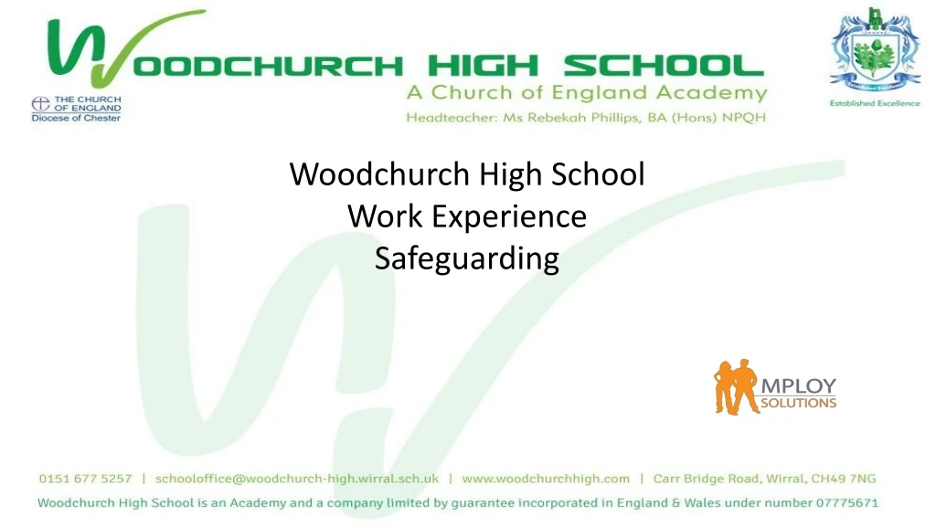 woodchurch high school work experience n.