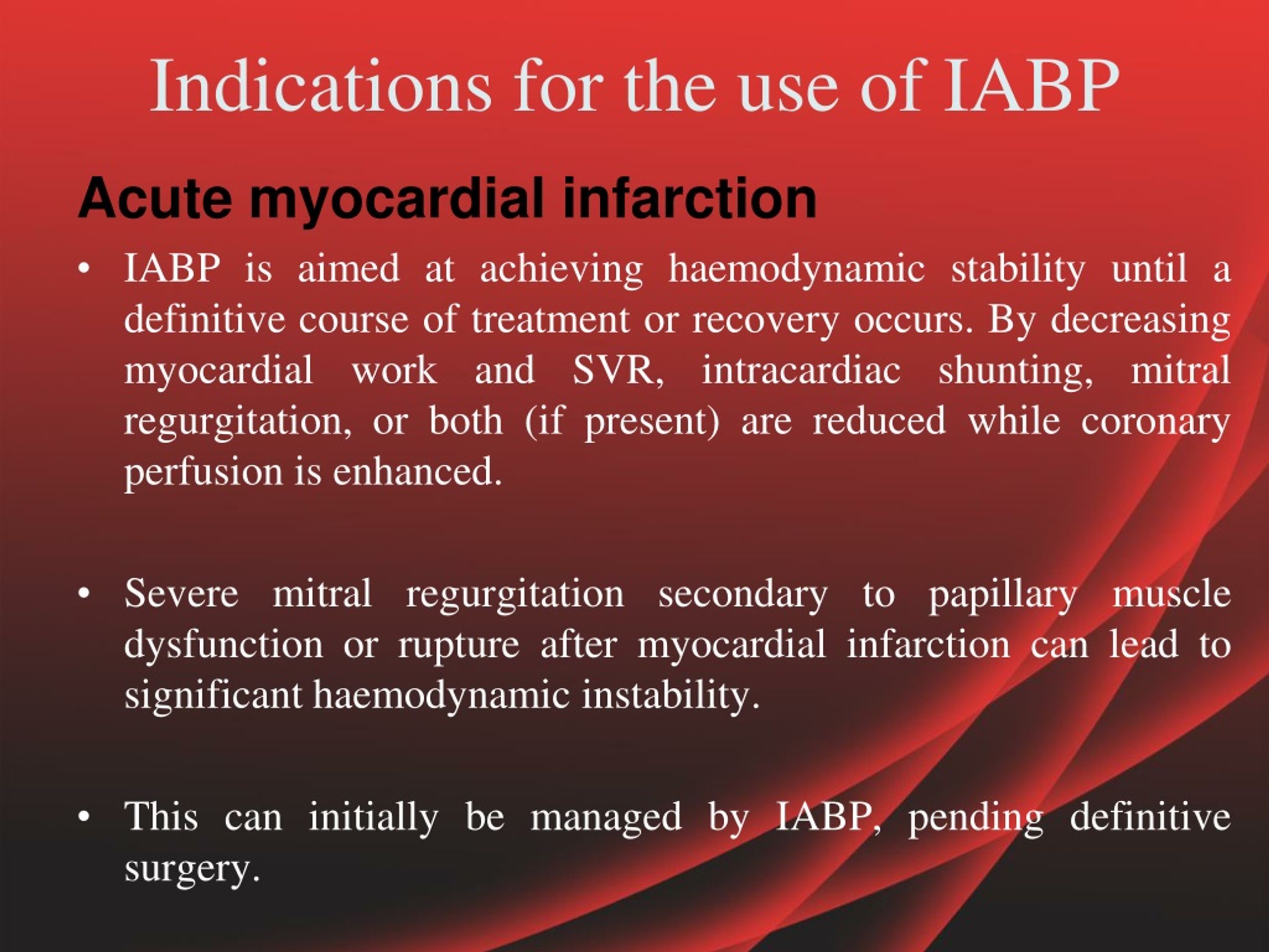 PPT - IABP ( Intra Aortic Balloon Pump ) PowerPoint Presentation, free ...