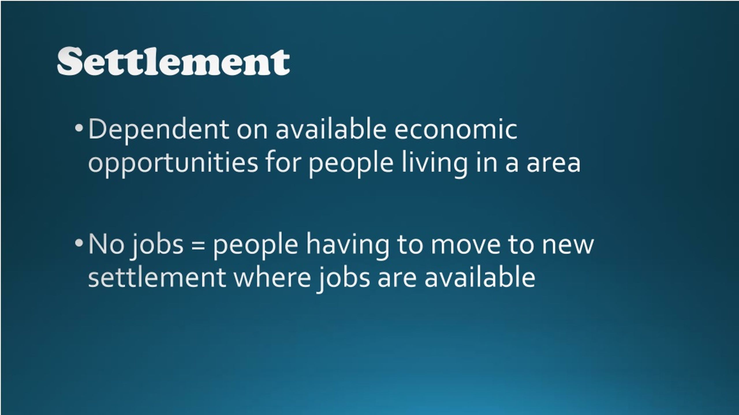 PPT - Settlement Patterns & Population Density PowerPoint Presentation ...