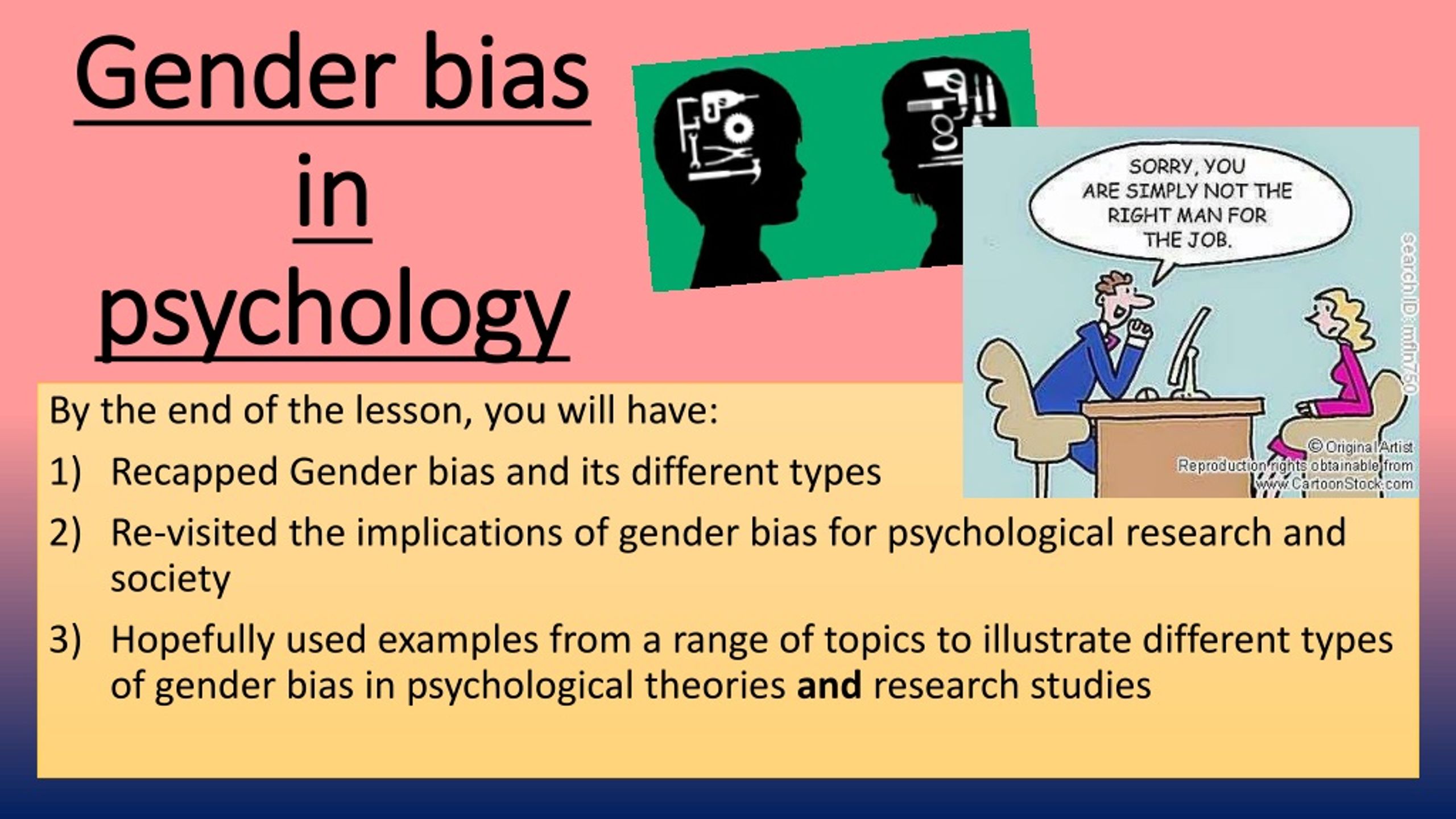 discuss gender bias in psychology (16 marks) essay