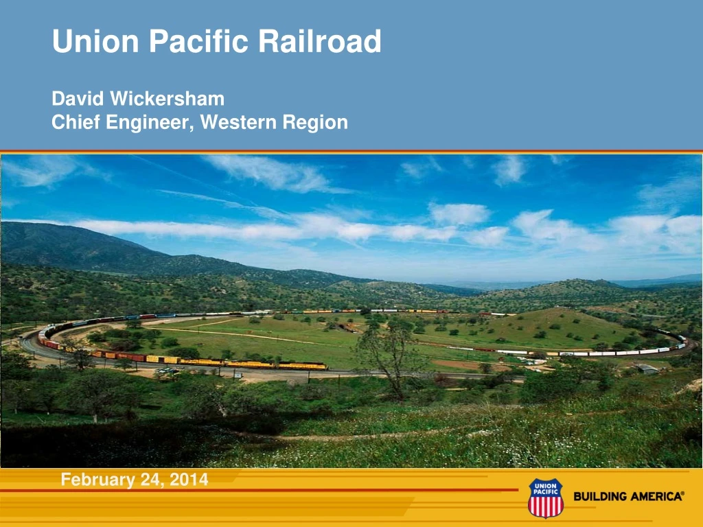 PPT Union Pacific Railroad PowerPoint Presentation, free download