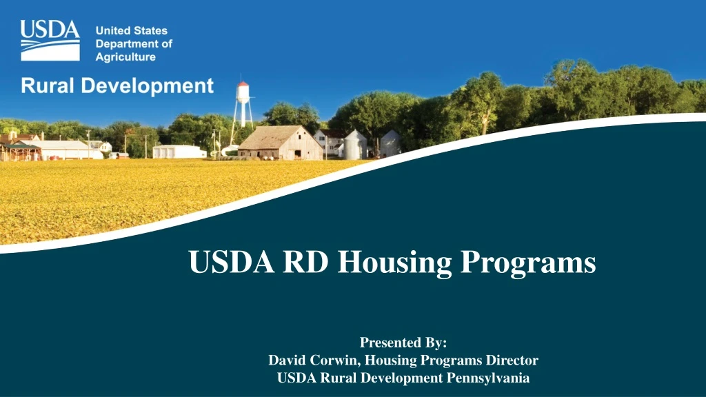 PPT USDA RD Housing Programs PowerPoint Presentation, free download