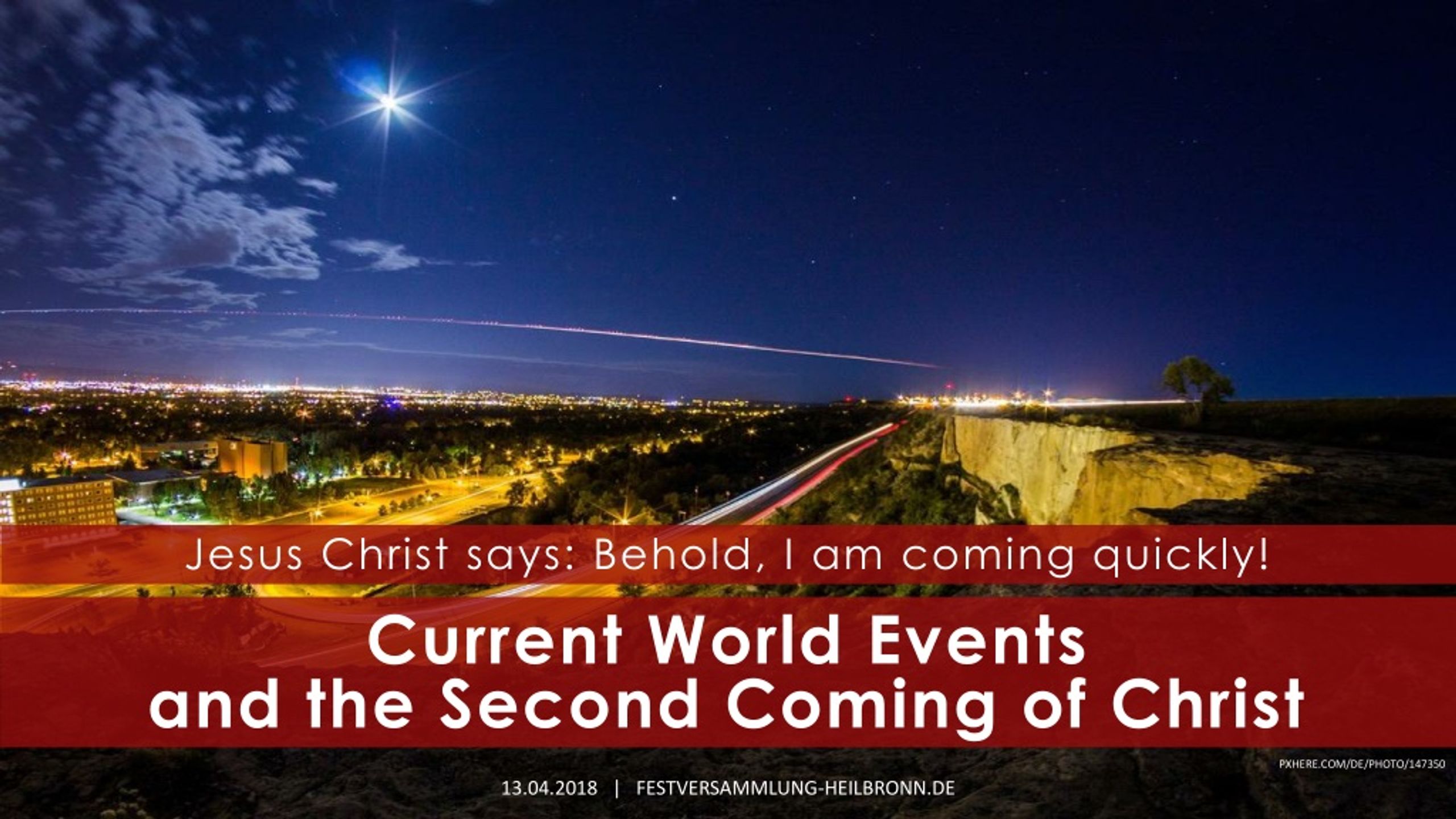 Ppt Current World Events And The Second Coming Of Christ Powerpoint